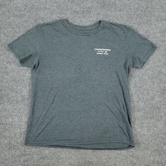 Unknown Brand Other - Transformers Shirt Men Medium Gray Universal Studios Hollywood Graphic Tee Adult